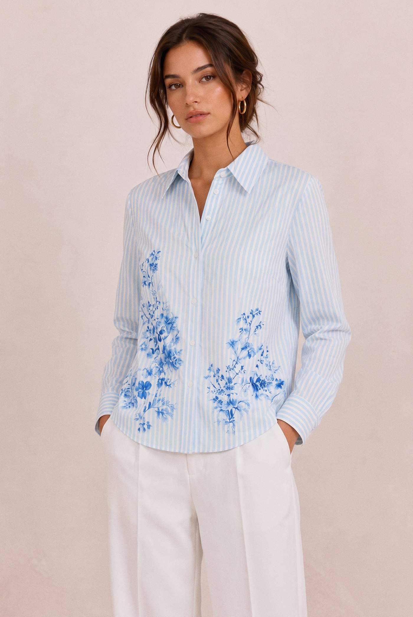 Florence porcelain print shirt